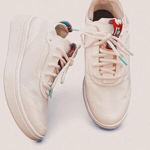 BALA Twelves Flow Sneakers – White Knit Clog-Sneaker, Size 6.5 nursing hospital